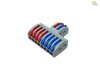 Stromverteiler-Anschlussklemme 2x 4pol. 0,08-4,0mm²